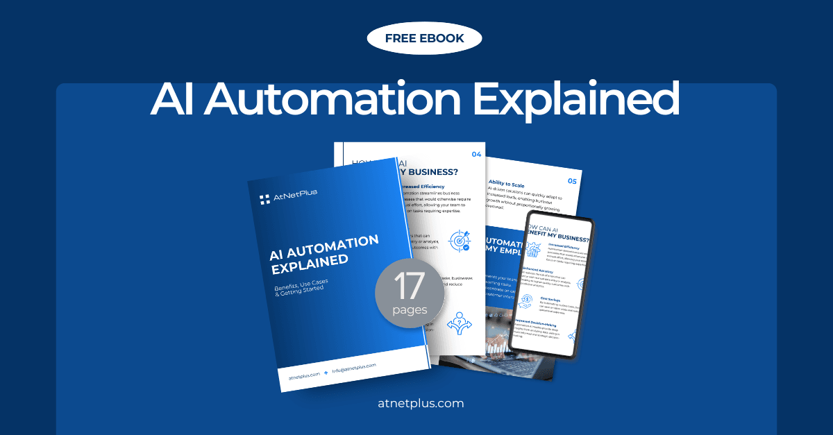 AI Automation Explained Ebook, AtNetPlus