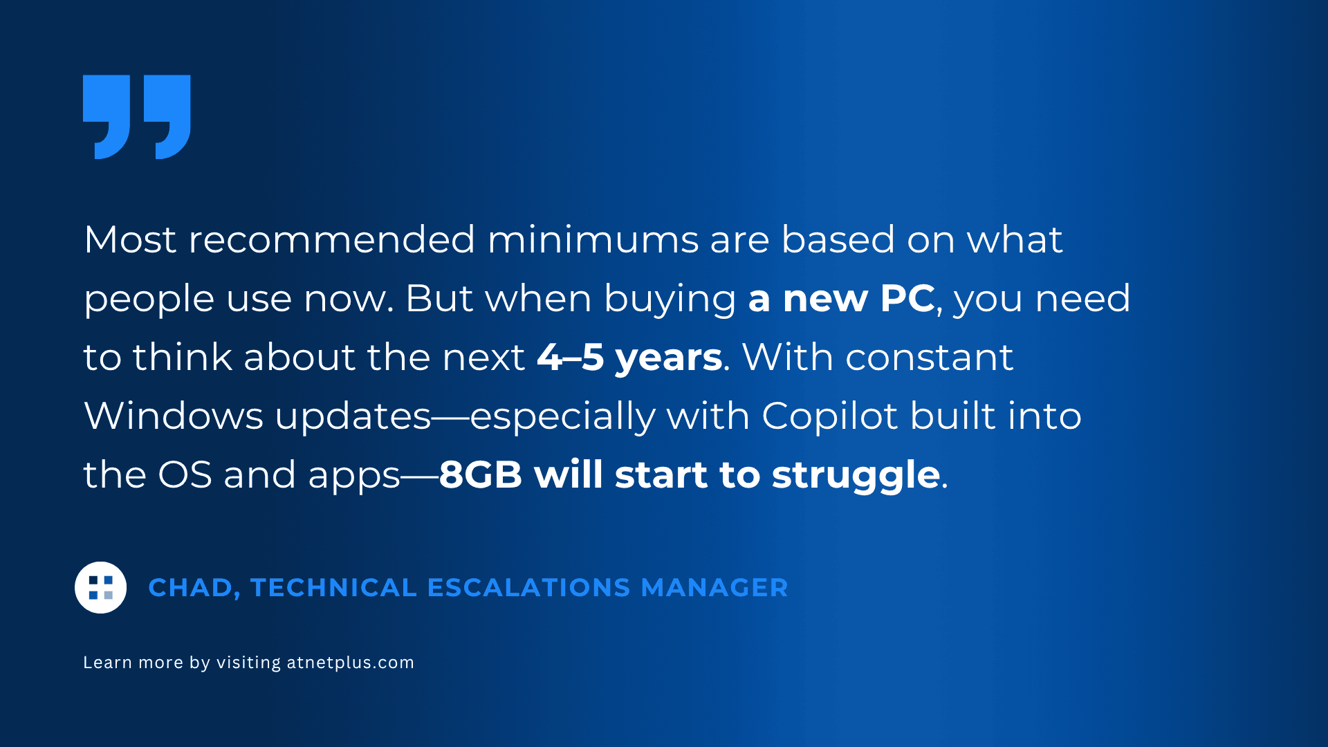 How Much RAM Does Your Business Laptop Really Need? - AtNetPlus