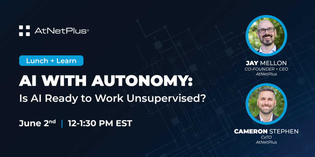 AtNetPlus AI with Autonomy In-person event